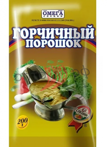 Омега Горчичный порошок 200 гр (кор*30)/