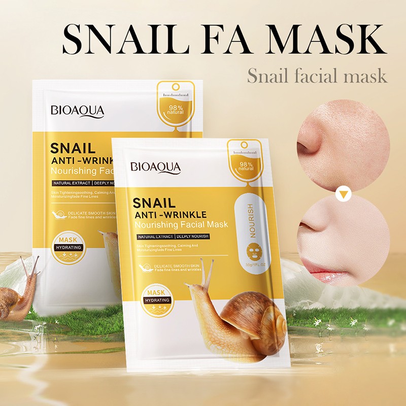 Антивозрастная маска для лица с муцином улитки Snail Anti-Wrinkle Mask