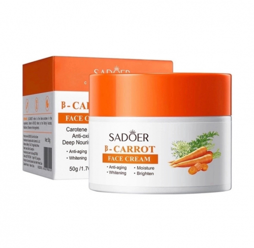  Питательный крем для лица с маслом семян моркови Sadoer Carrot Face Cream