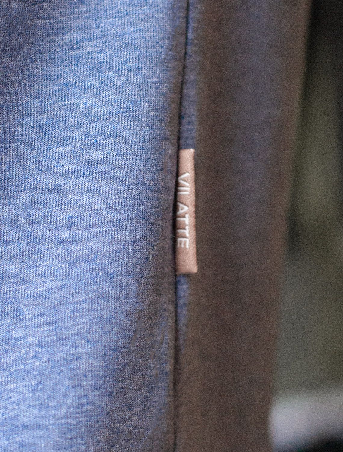 Ст.цена 990р Футболка slim fit из премиального хлопка с эффектом меланж U49.020 синий меланж