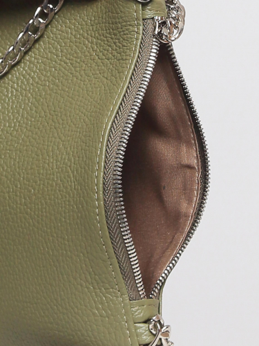 Сумка: Женская кожаная сумка Richet 2480LN 753 Зеленый