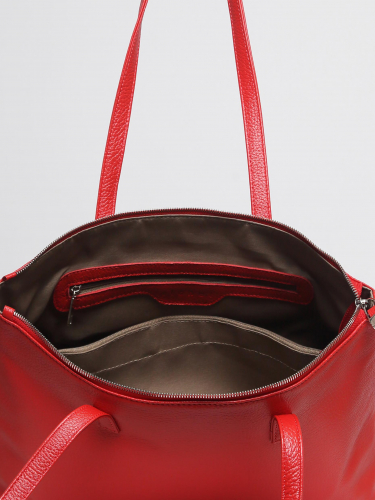 Сумка: Женская кожаная сумка Richet 3202LN 255 Красный
