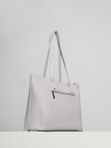 Сумка: Женская кожаная сумка Richet 3202LN 334 Серый