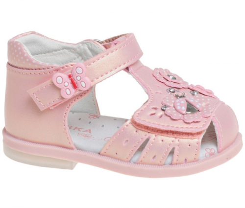 R911780125P туфли открытые для девочки, Розовый