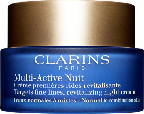 Clarins Multi-Active Ночной крем для нормальной и комбинированной кожи, 50 мл. Тестер в белой коробке