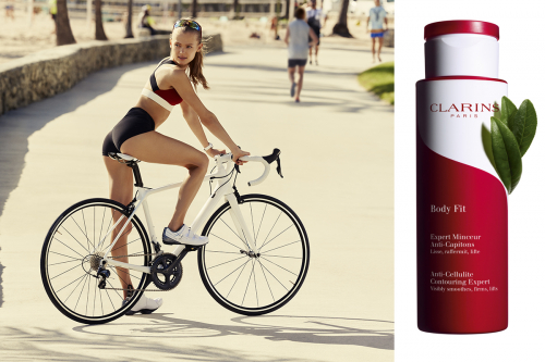 Clarins Body Fit Active Cream-Gel Антицеллюлитный крем-гель с эффектом лифтинга, 200 мл. Тестер в белой коробке