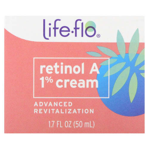Life-flo, крем с 1% ретинола A, улучшенная формула для восстановления, 50 мл (1,7 унции)