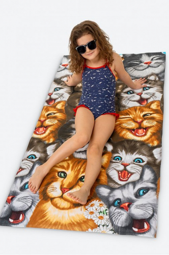 Полотенце пляжное вафельное 80x150 Happy Fox Home