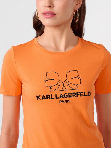 Футболка KARL LAGERFELD 3174 оранжевый