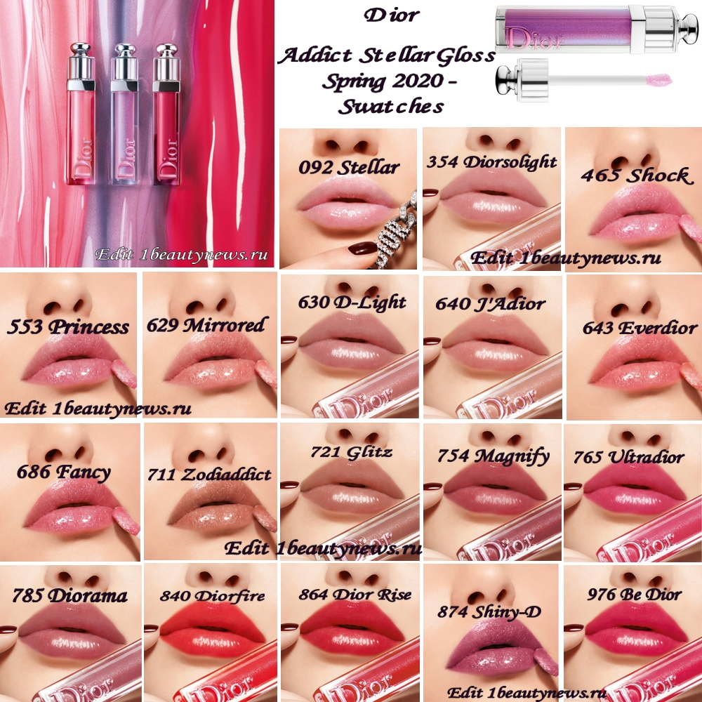 Dior Addict Stellar Gloss Блеск для губ, Тон 840, 6,5 мл. Тестер в белой коробке