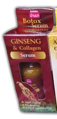 Омолаживающая сыворотка Ботокс для лица Banna Botox Serum Ginseng & Collagen 50мл