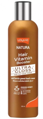 Cыворотка-бустер Ультраглянцевый  Lolane LOLANE Hair Vitamin Booster Ultra Gloss for All Hair Types 250 ml