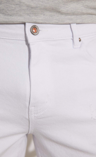 Шорты мужские джинсовые F311-0972 белые