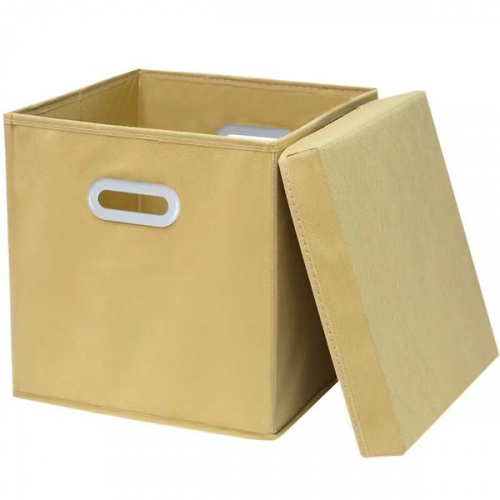 Короб - органайзер складной стеллажный для хранения вещей с крышкой 