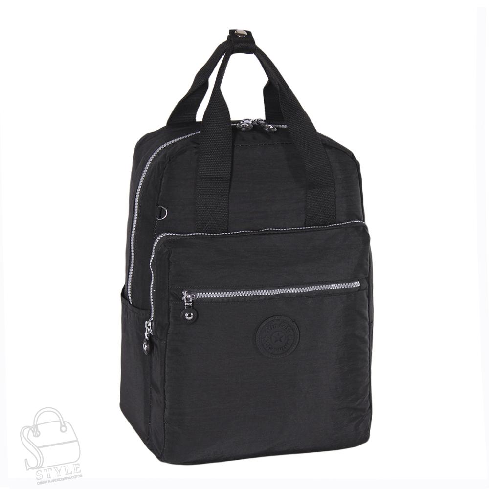 Рюкзак мужской текстильный 8616MDM black Mindesa