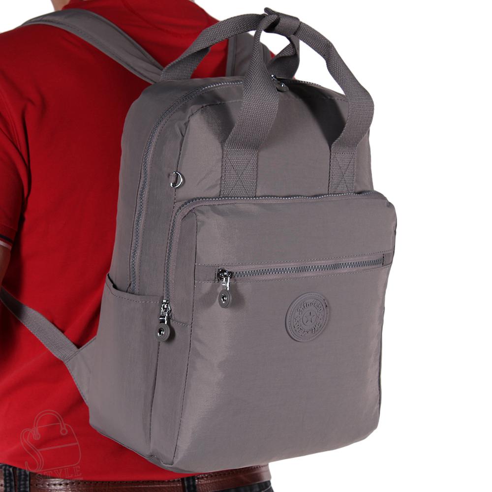 Рюкзак мужской текстильный 8616MDM l.gray Mindesa