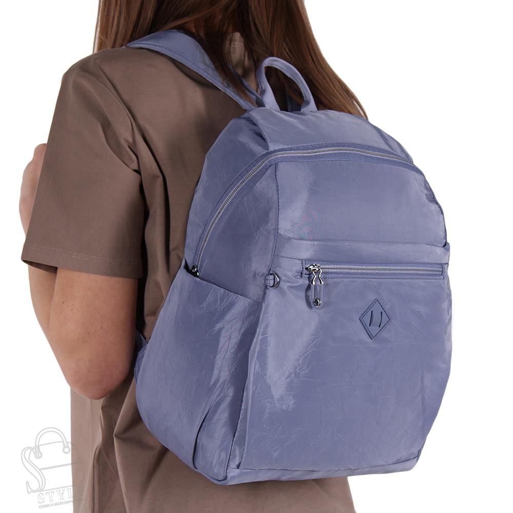 Рюкзак женский текстильный 3536OL l.blue OOL HKoule/20