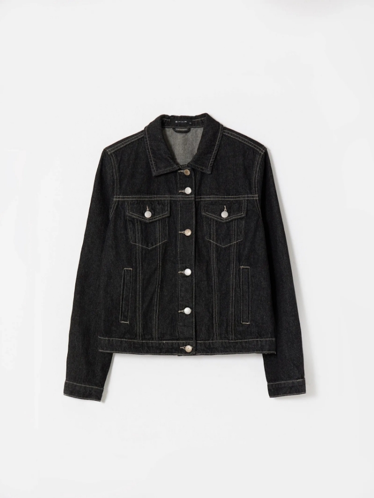 Джинсовая куртка ,
100% хлопок ,