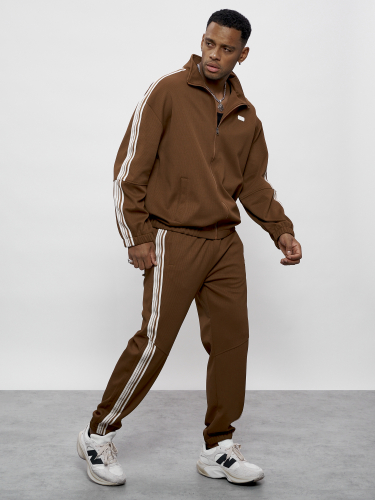 Спортивный костюм мужской оригинал коричневого цвета 15012K