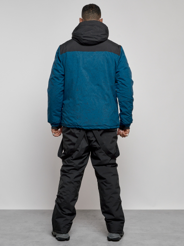 Горнолыжный костюм мужской зимний синего цвета 6321S