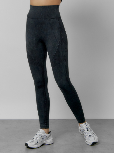 Легинсы для фитнеса женские темно-бежевого цвета 1002TB