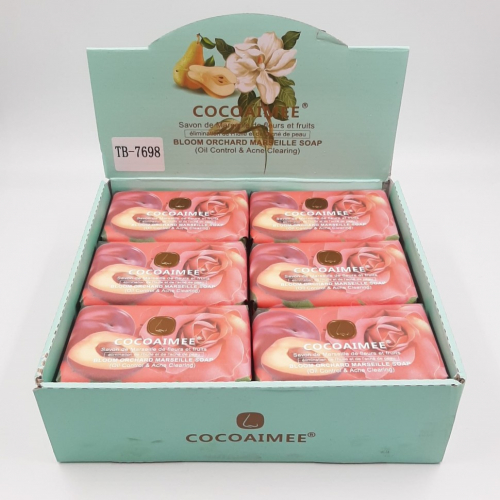 COCOAIMEE  Мыло для лица и тела  Marseille Soap Парфюмированное ЦВЕТУЩИЙ ФРУКТОВЫЙ САД  246г  (XB006514)  (ТВ-7698)