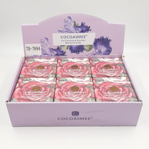 COCOAIMEE  Мыло для лица и тела  Marseille Soap Парфюмированное РОЗА  200г  (XB006517)  (ТВ-7694)