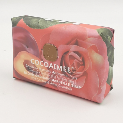 COCOAIMEE  Мыло для лица и тела  Marseille Soap Парфюмированное ЦВЕТУЩИЙ ФРУКТОВЫЙ САД  246г  (XB006514)  (ТВ-7698)