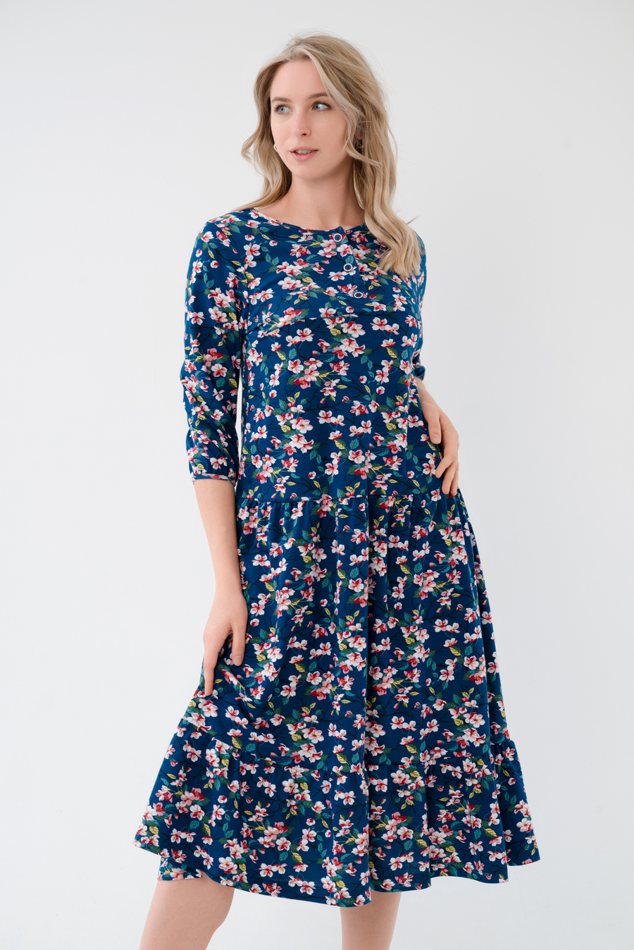 Платье женское из кулирки Амина сакура