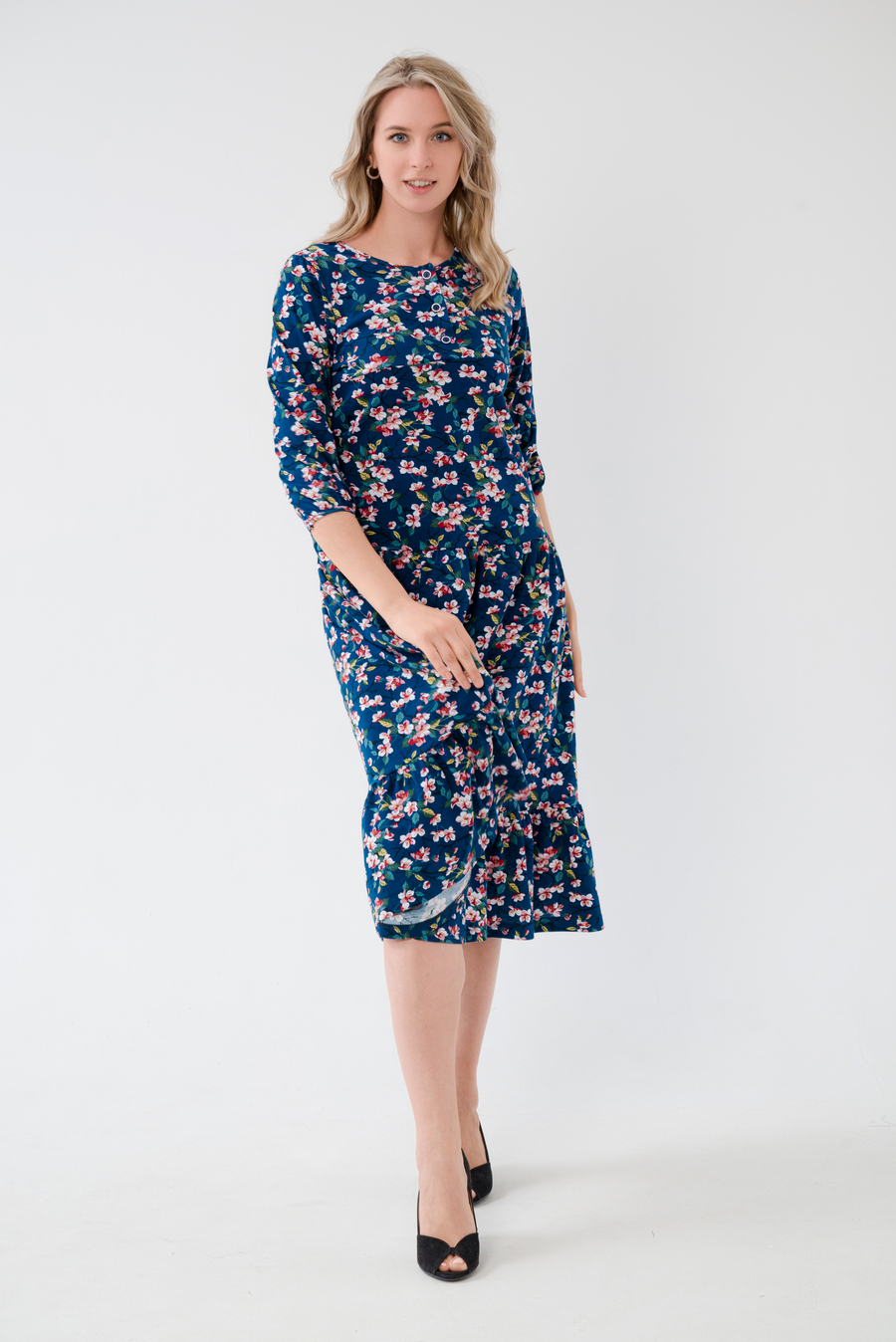 Платье женское из кулирки Амина сакура