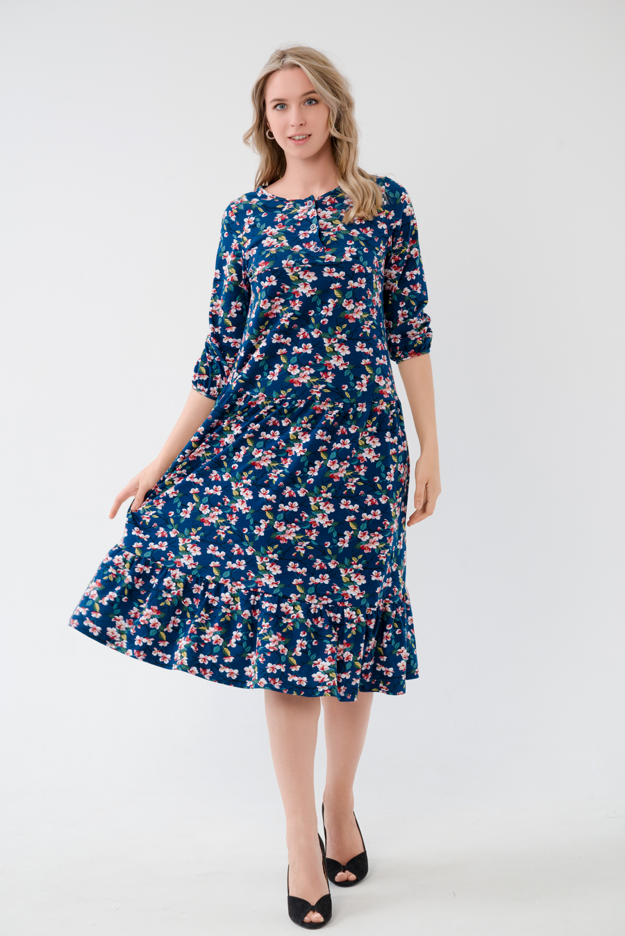 Платье женское из кулирки Амина сакура