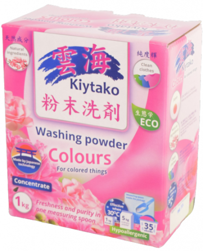 [KIYTAKO] Порошок для стирки ЦВЕТНОГО белья Washing Powder Colours For Colored Things, 1 кг