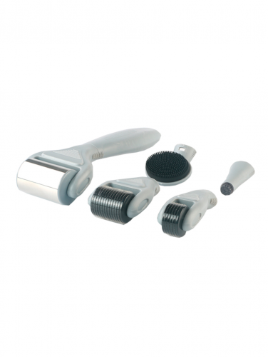 [DRS] НАБОР Мезороллер для лица 6 в 1 с ОХЛАЖДАЮЩЕЙ НАСАДКОЙ Derma Roller Kit With Ice Roller 6 in 1 Ice, 1 шт