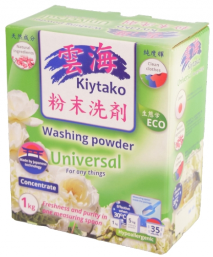 [KIYTAKO] Порошок для стирки белья УНИВЕРСАЛЬНЫЙ Washing Powder Universal For Any Things, 1 кг