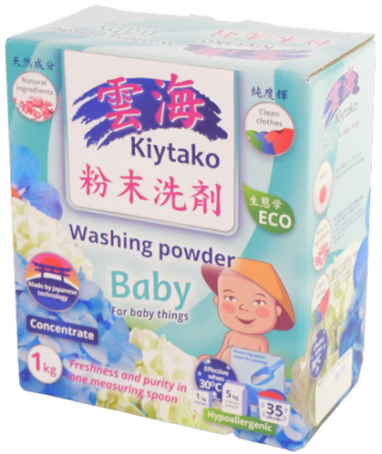 [KIYTAKO] Порошок для стирки ДЕТСКОГО белья Washing Powder For Baby Things, 1 кг