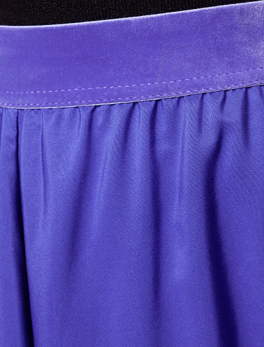 Ст.цена 2990р Трендовая юбка-баллон из тонкой тафты с матовым блеском D26.460 ультрамарин