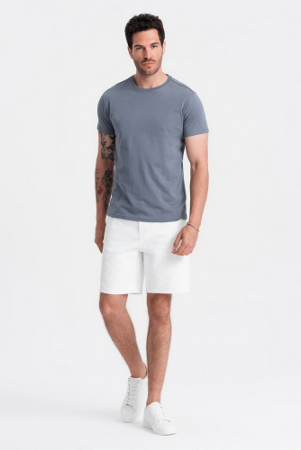 Футболка OMBRE TSBS-0146-niebieski-denim