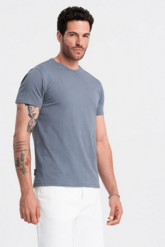 Футболка OMBRE TSBS-0146-niebieski-denim