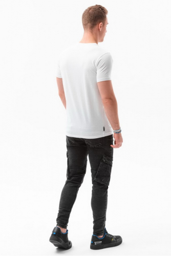 Футболка OMBRE S1434-5A-bialy