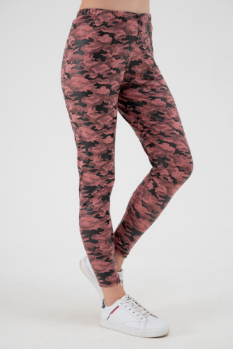 Легинсы женские из вискозы Fitness коралловый