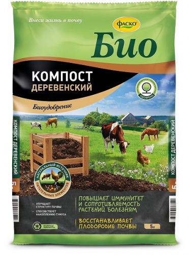 Уд. Фаско Био Компост Деревенский 5 л/ 5 шт