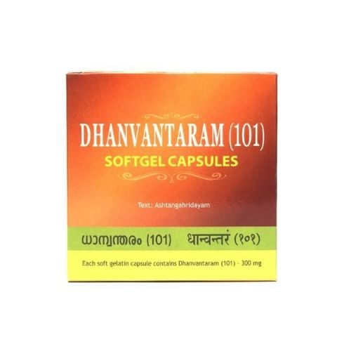 До 02.2024 Дханвантарам (101) DHANVANTARAM (101) SOFT GEL KOTTAKKAL 100 капсул