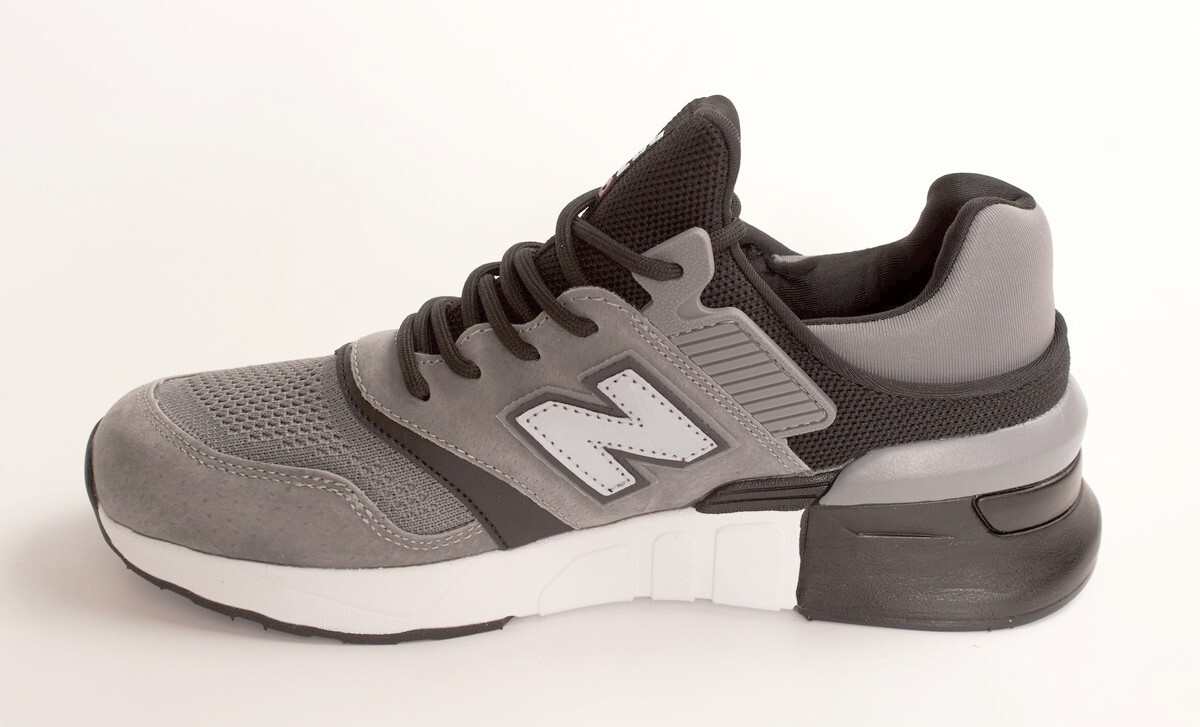 Sport + NB DA527-11 Кроссовки св.сер текстиль