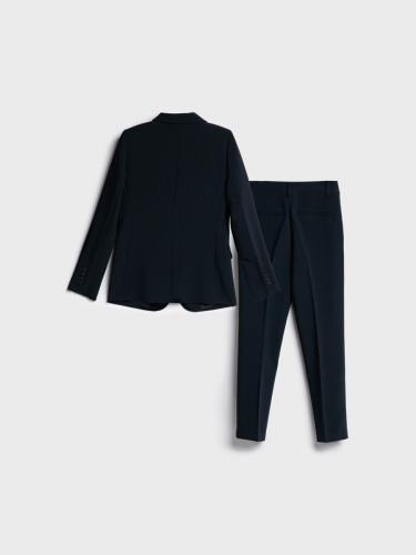 Костюм текстильный для девочек: брюки, пиджак