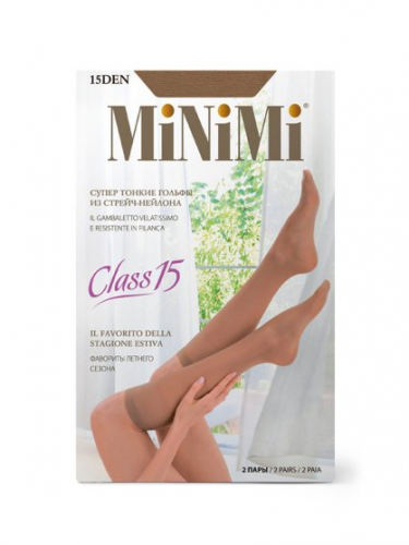 Гольфы полиамид, Minimi, Class 15 г оптом