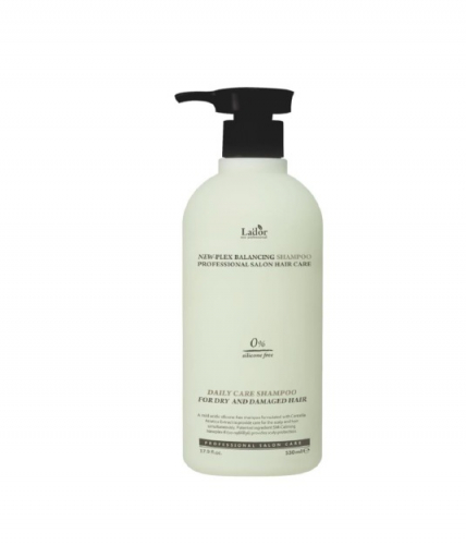 Мягкий бессиликоновый шампунь для волос с успокаивающим эффектом  LA’DOR NEWPLEX BALANCING SHAMPOO 530ml