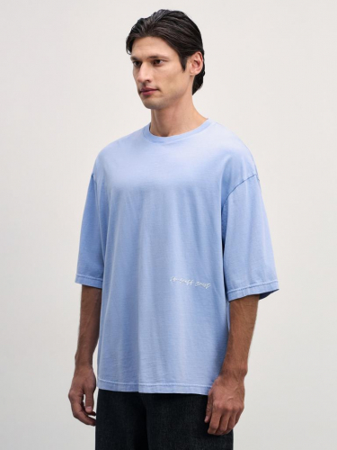 футболка мужская небесно-голубой