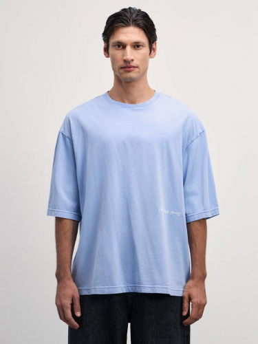 футболка мужская небесно-голубой