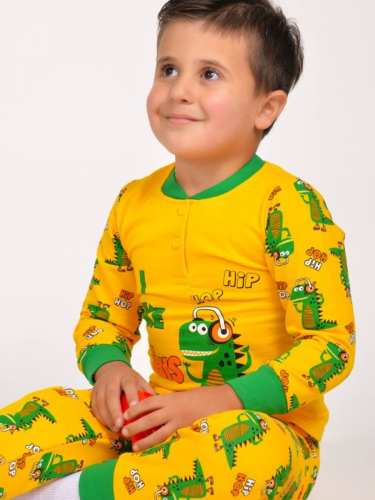 BK1251М.С6 Пижама для мальчика утепленная