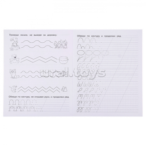 Прописи. Рабочая тетрадь. Готовим руку к письму